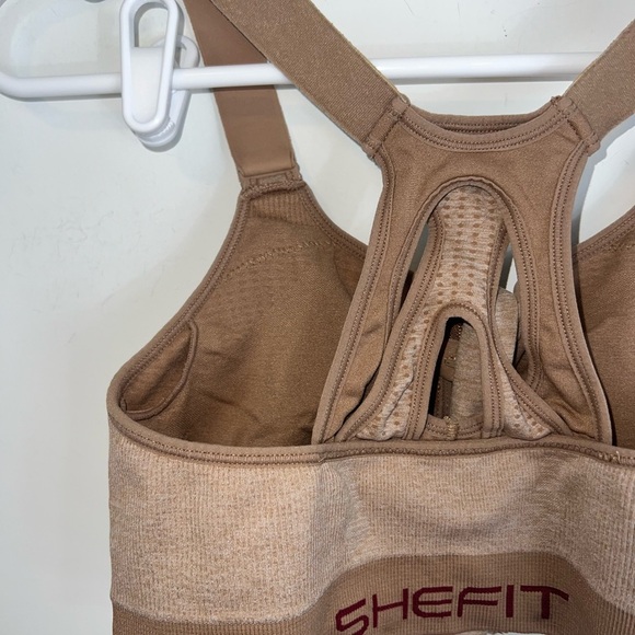 SHEFIT Low Impact Sports Bra - Heathered Tan - Picture 10 of 10